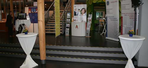 Infostand im Deutschen Hopfenmuseum Infostand im Deutschen Hopfenmuseum